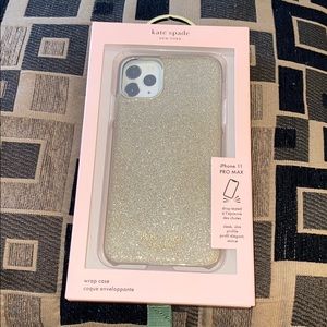 Kate Spade Iphone 11 Pro Max Wrap Case in Gold